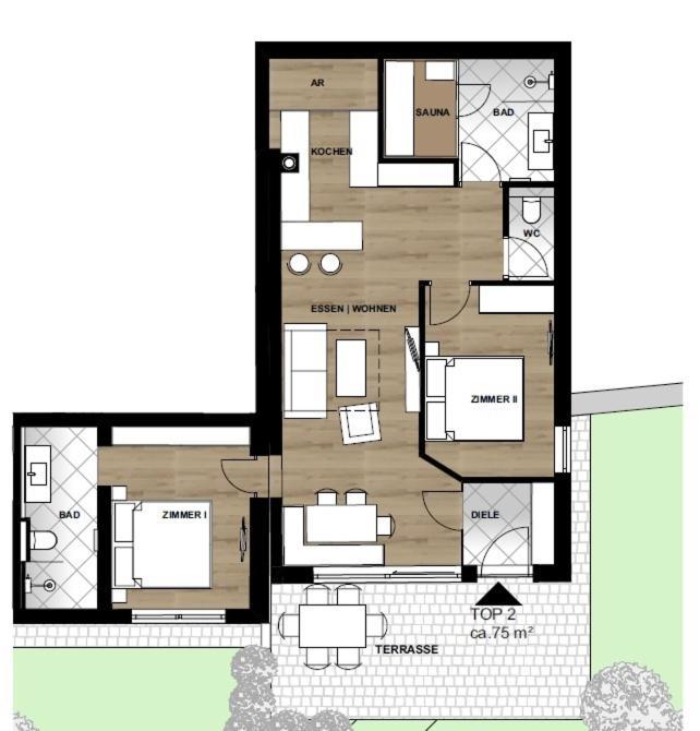 Appartement Alpenrot Санкт Йохан им Понгау Екстериор снимка